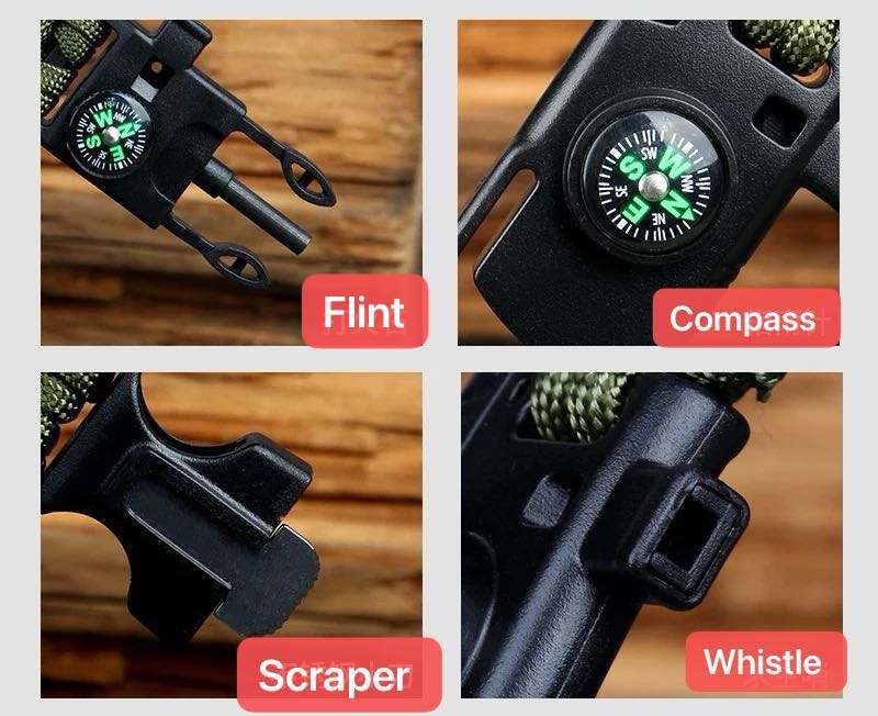 Outdoor Camping Multi-Functional Watch Survival Watch