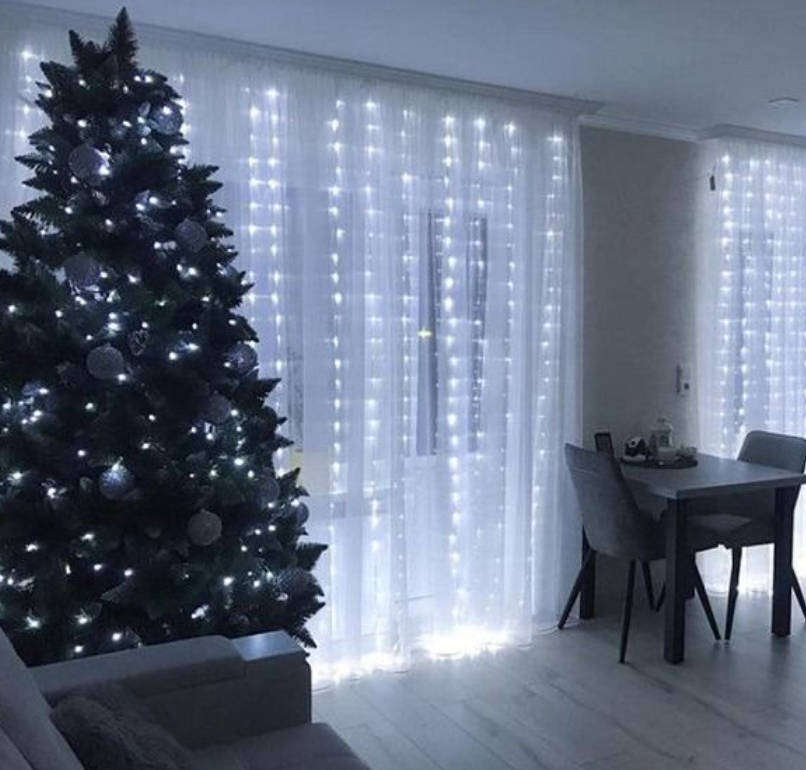 Christmas LED Curtain Light -MIX colours 3x2m