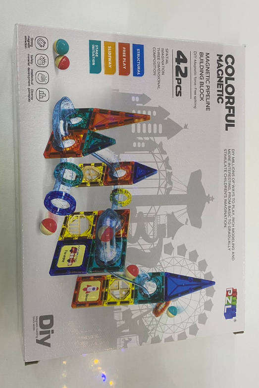 MAGNETIC PIPELINE BUILDING BLOCK 42PCS