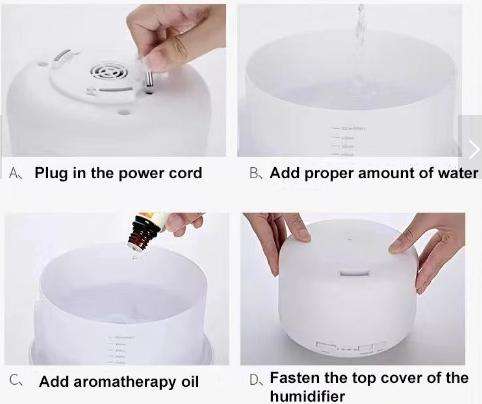 500ml Essential Oil Diffuser with 7 Different Changing Lights