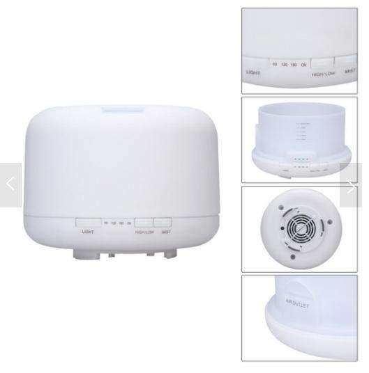 500ml Essential Oil Diffuser with 7 Different Changing Lights