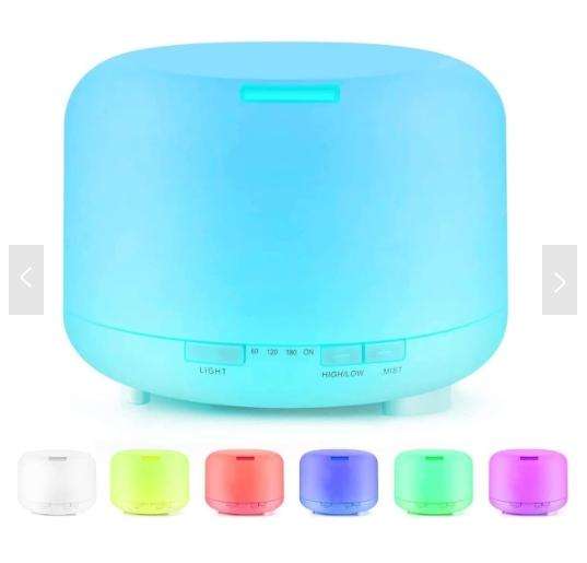 500ml Essential Oil Diffuser with 7 Different Changing Lights