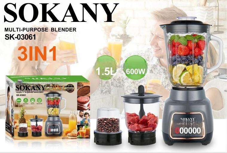 SOKANY MULTI-PURPOSE BLENDER SK-03061