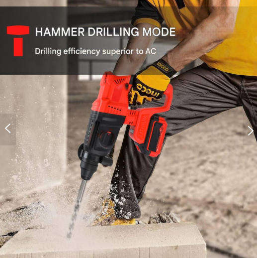 700W Brushless Cordless Rotary hammer Heavy Duty Rotary Hammer Drill