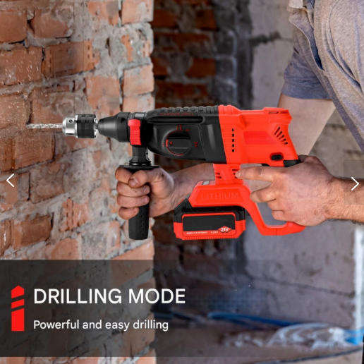 700W Brushless Cordless Rotary hammer Heavy Duty Rotary Hammer Drill