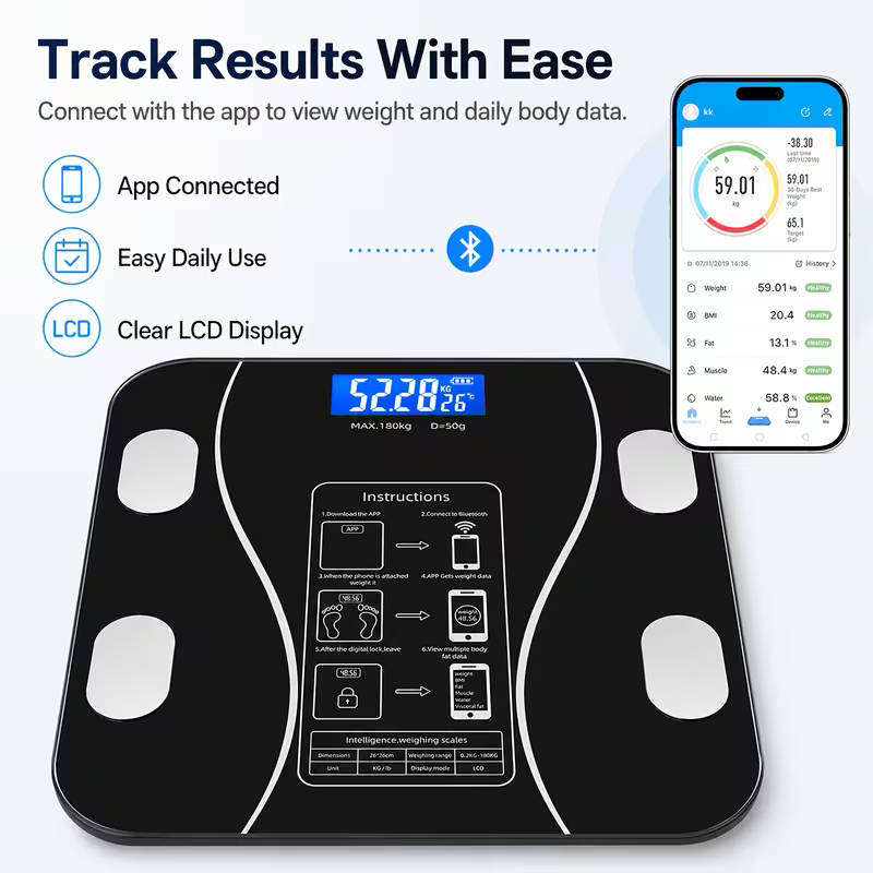 Wireless Body Fat Scale with App