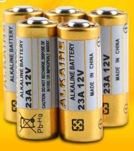 12v 23A alkaline  batteries 5pcs