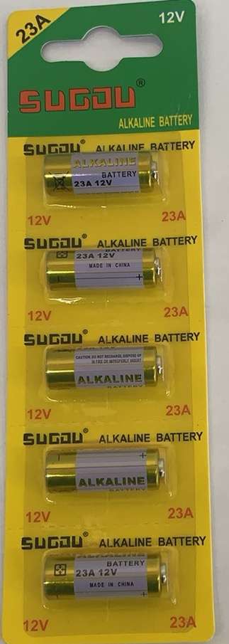 12v 23A alkaline  batteries 5pcs