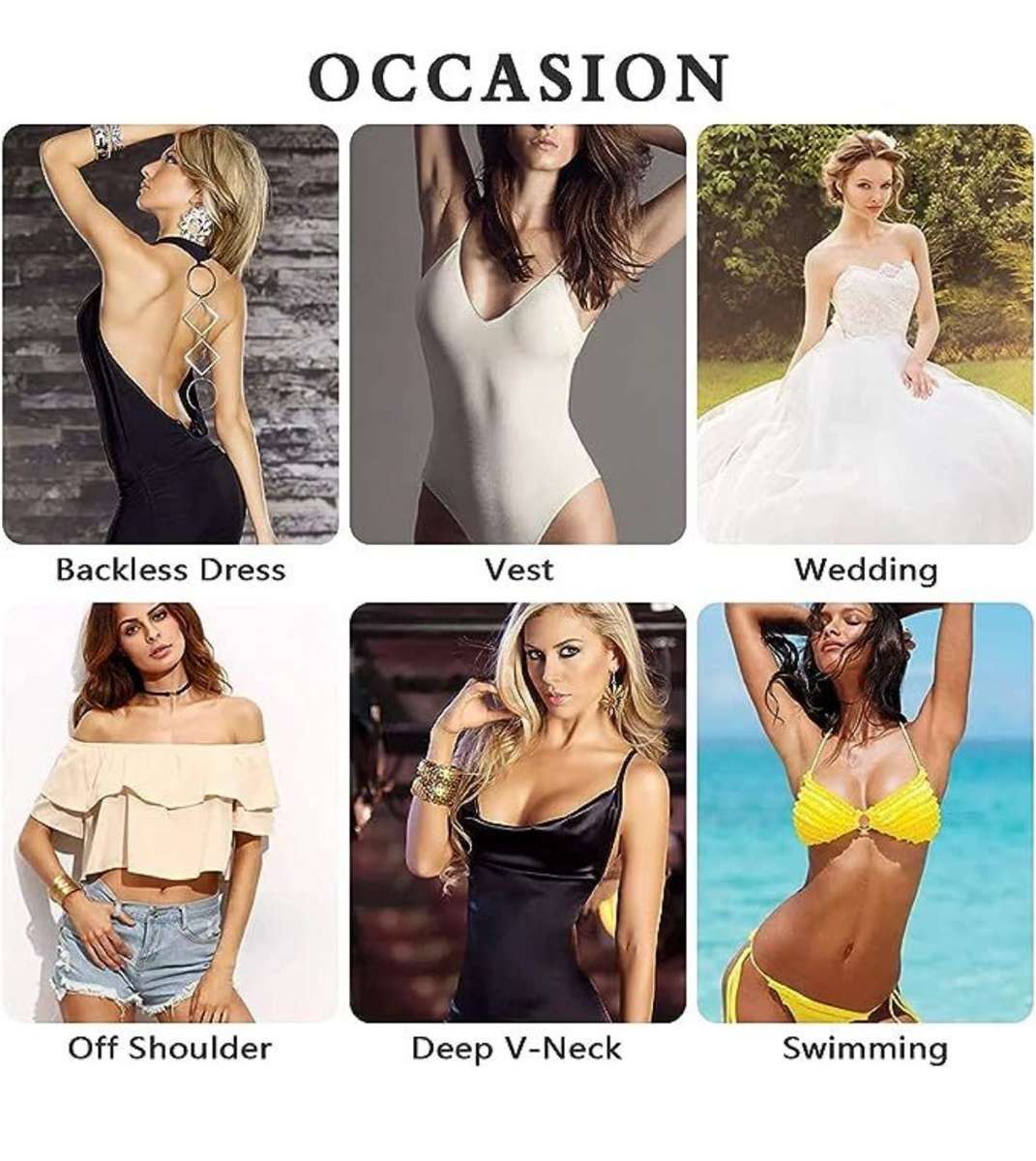 Adhesive Bra, Breast Lift Tape Silicone Breast Pasties