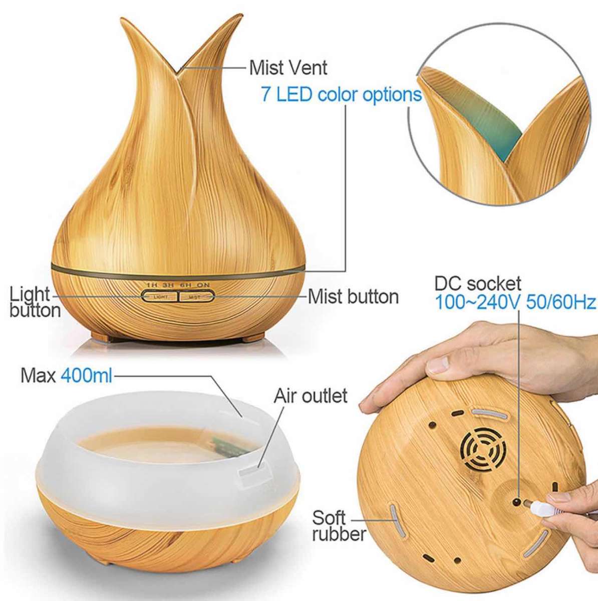 LARGE VASE HUMIDIFIER AS-79