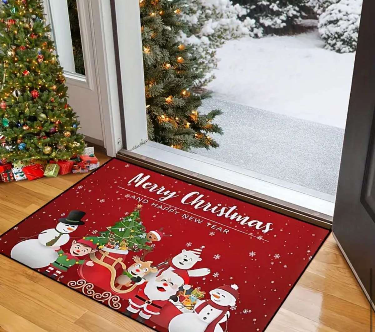 Merry Christmas Decor door mat.40x60cm