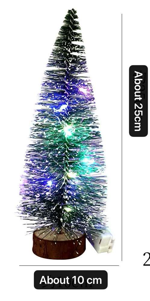 25cm christmas tree with light