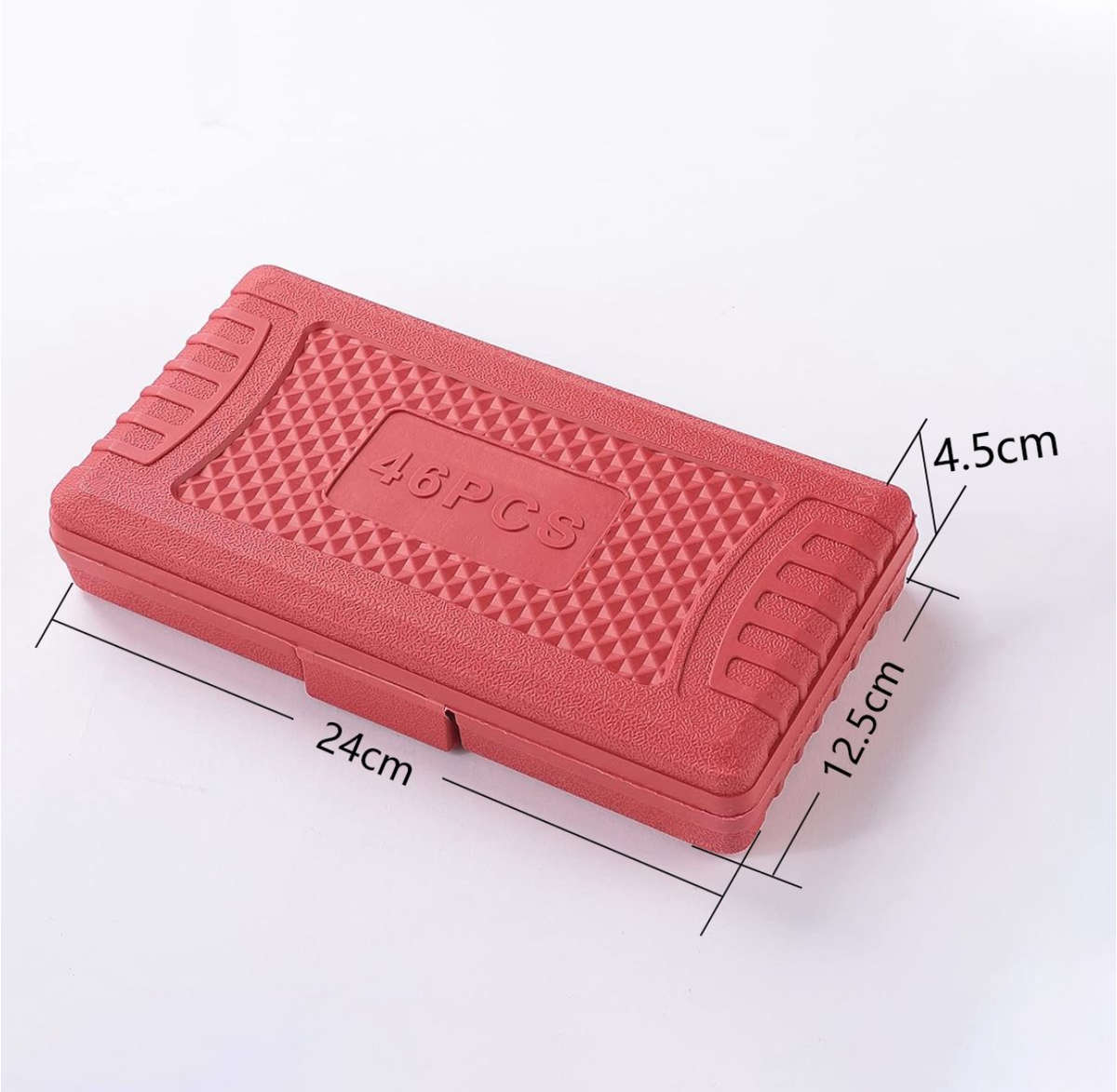 46 Pieces 1/4 inch Drive Socket Ratchet Wrench Set with Storage Case