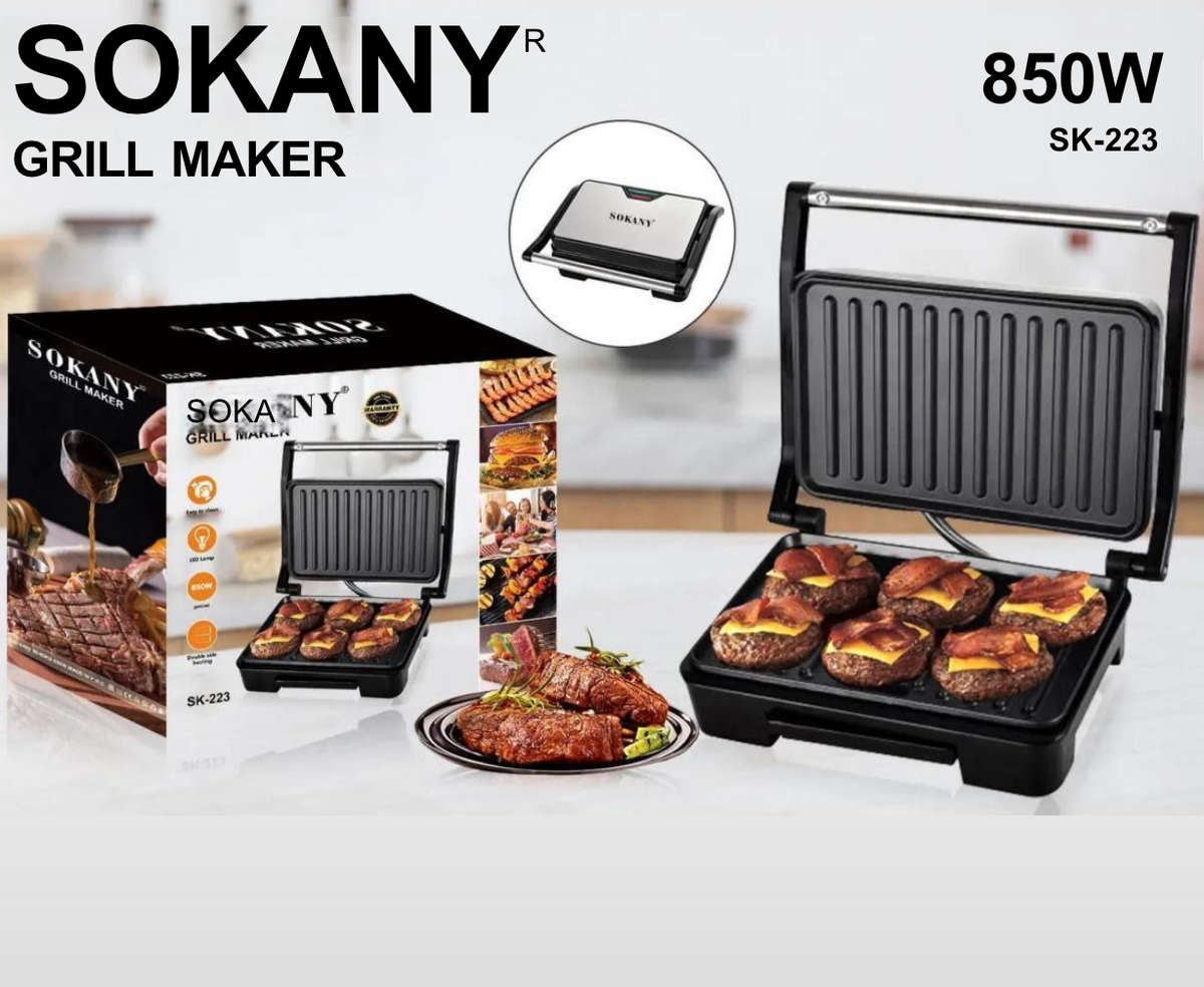 SOKANY GRILL MAKER 850W