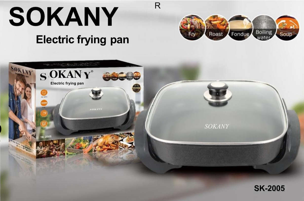 SOKANY ELECTRIC FRYING PAN 1500W