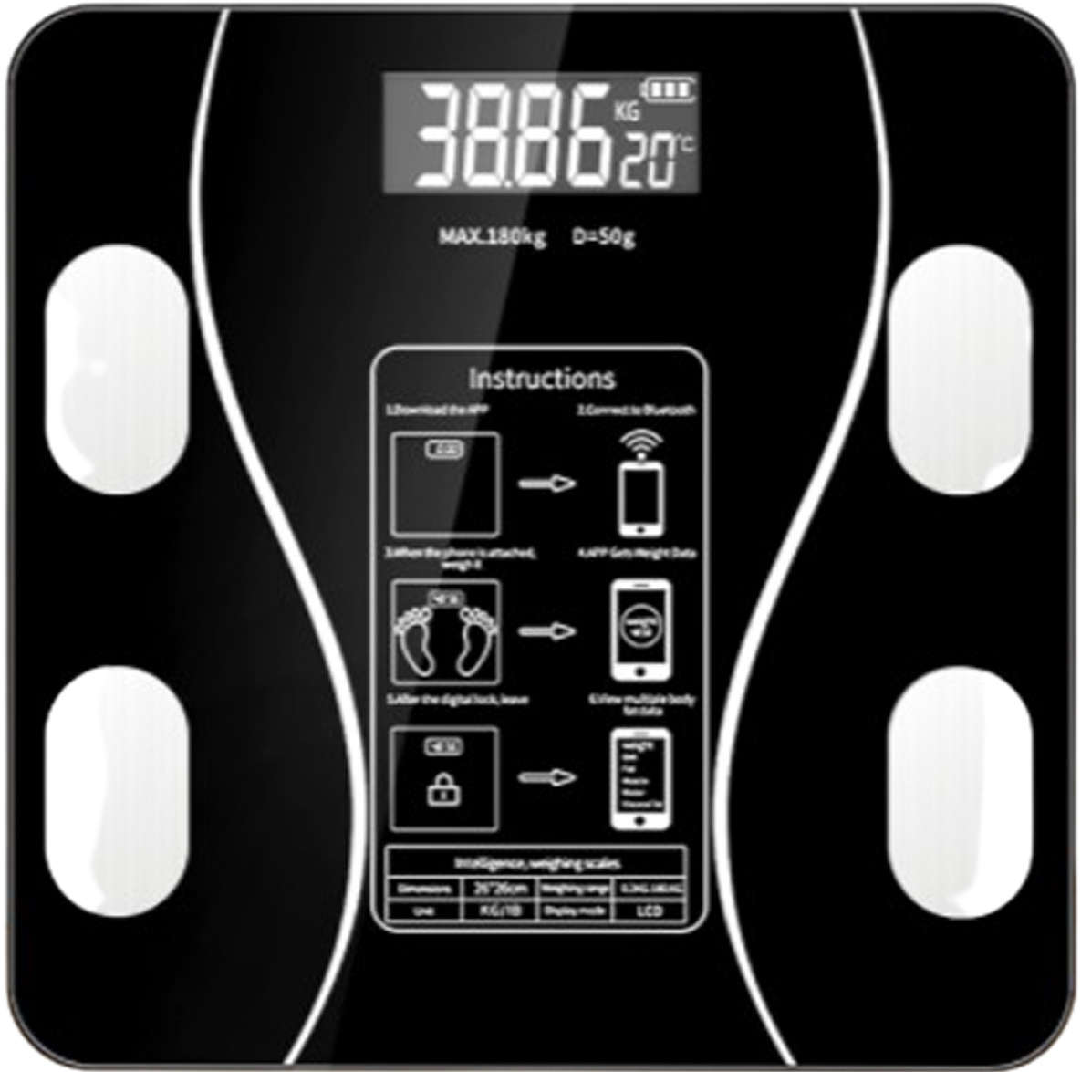 SOKANY Smart Home Bathroom Digital Scales