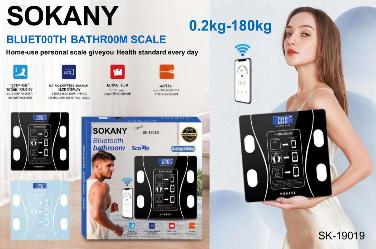 SOKANY Smart Home Bathroom Digital Scales