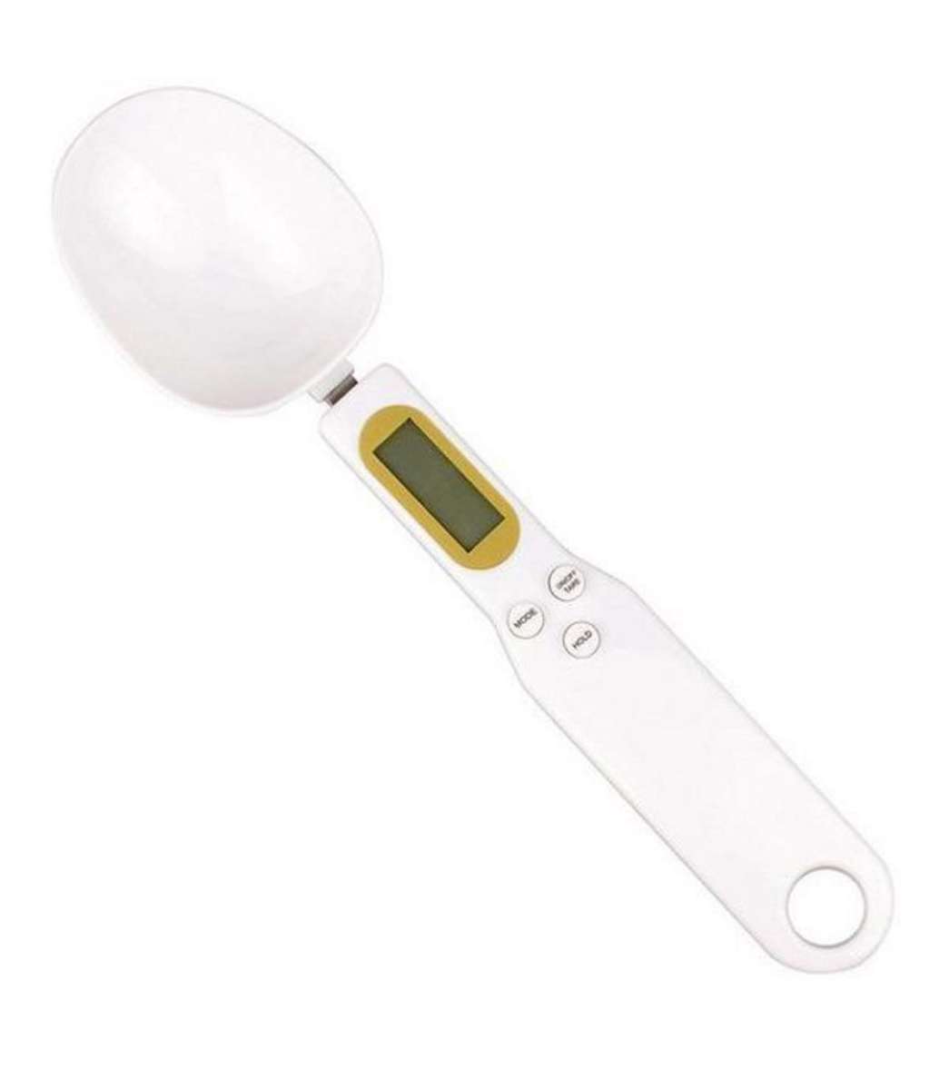 Electronic Measuring Scale Spoon For Grams & Milligrams - White