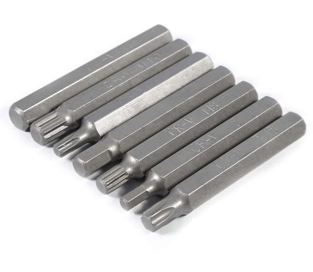 40 Piece Hex Spline Star Torx Socket Bit Set