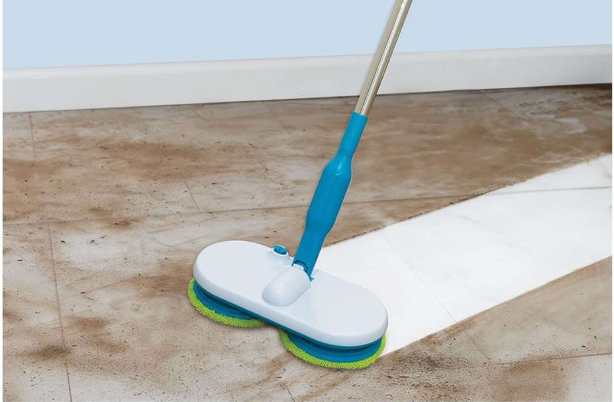 Cordless And Rechargeable Motorized Spin Mop