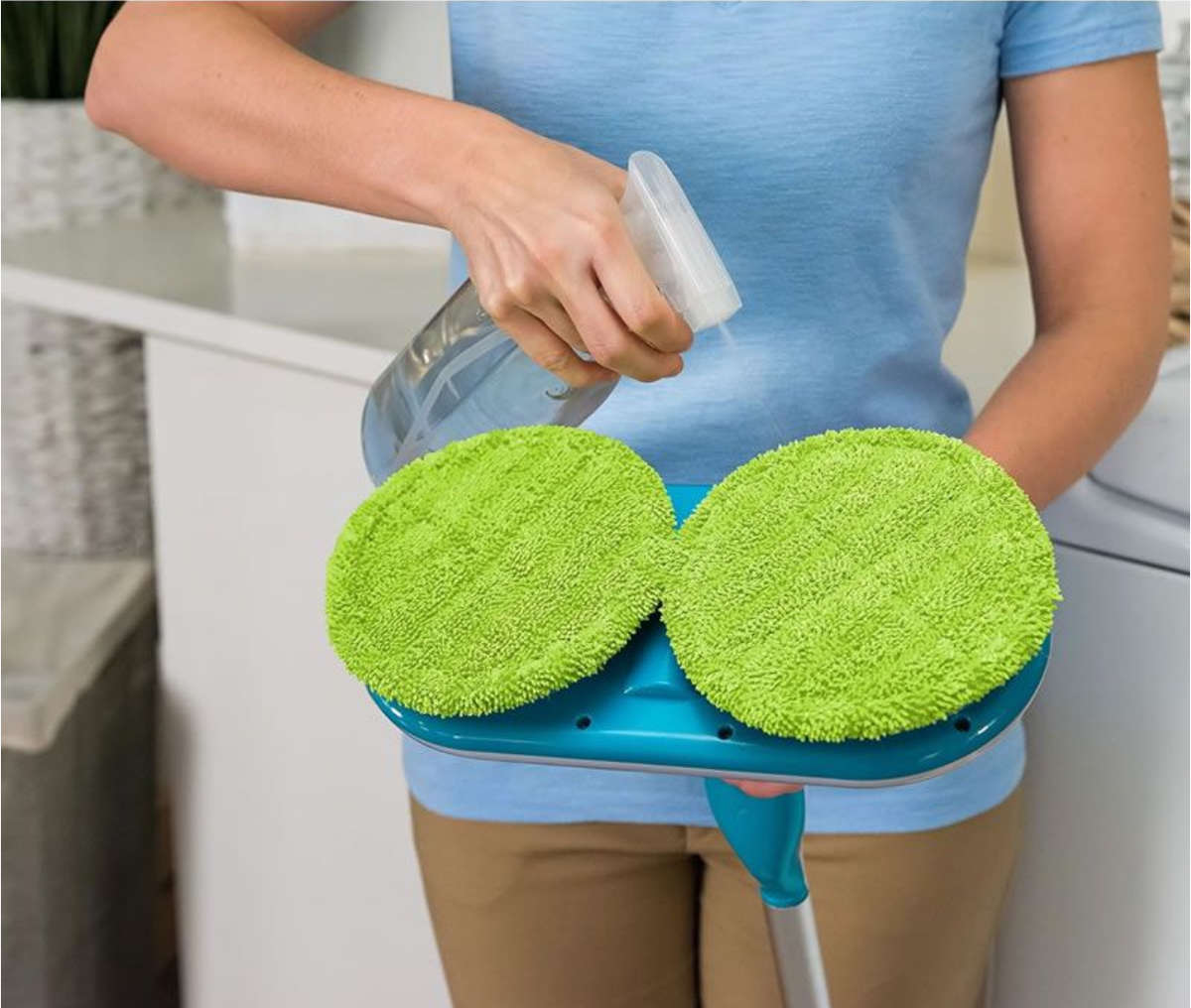 Cordless And Rechargeable Motorized Spin Mop