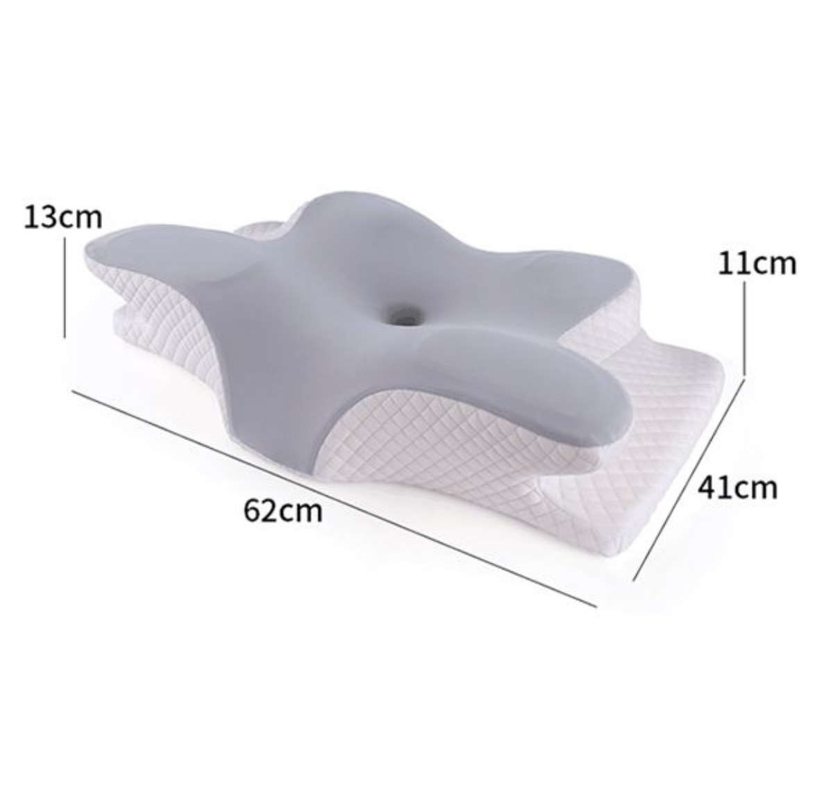 Orthopedic Premium Memory Foam Pillow for Neck and Shoulder- Hypoallergenic