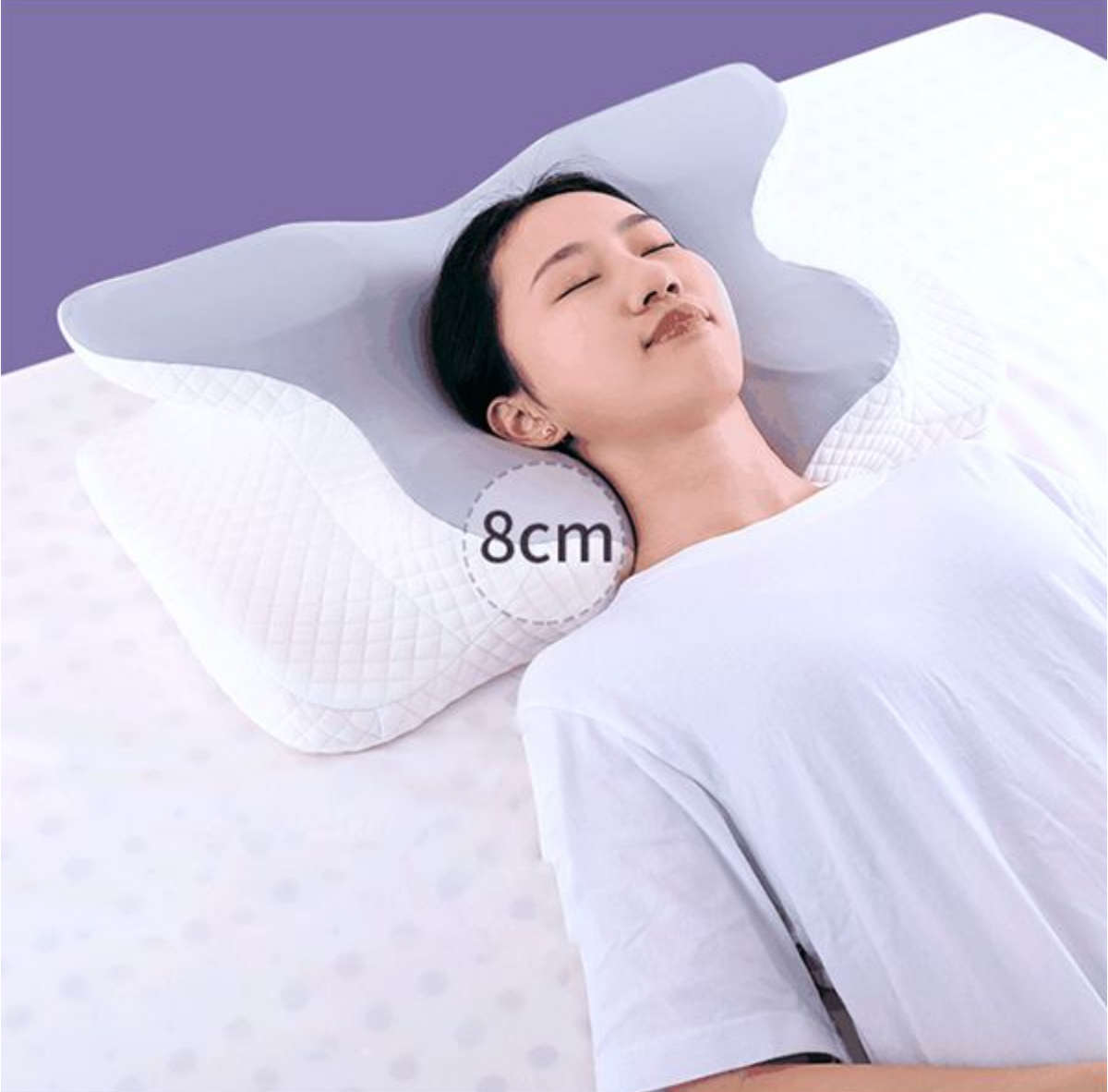 Orthopedic Premium Memory Foam Pillow for Neck and Shoulder- Hypoallergenic
