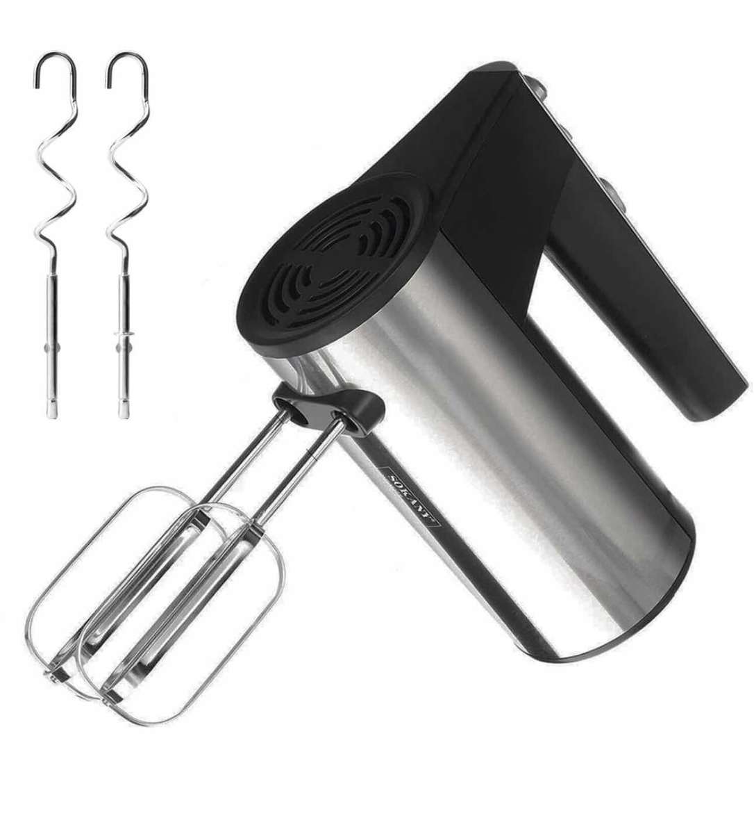 Sokany - 5 Speed 300W Stainless Steel Hand Mixer
