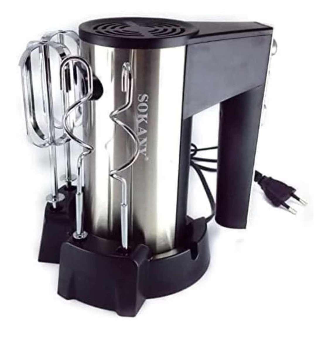 Sokany - 5 Speed 300W Stainless Steel Hand Mixer