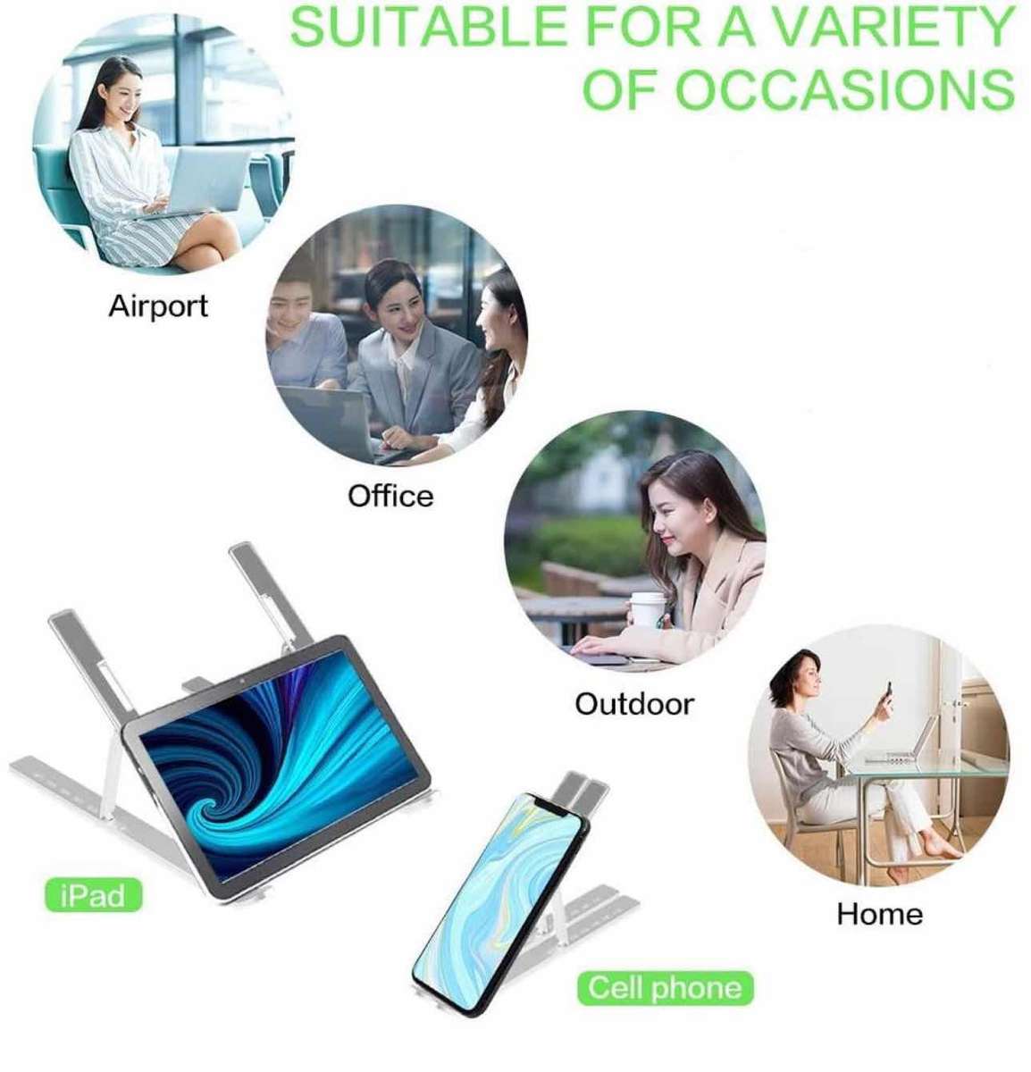 Adjustable/folding/Aluminum/Heat Dissipation/ Laptop Stand/holder -