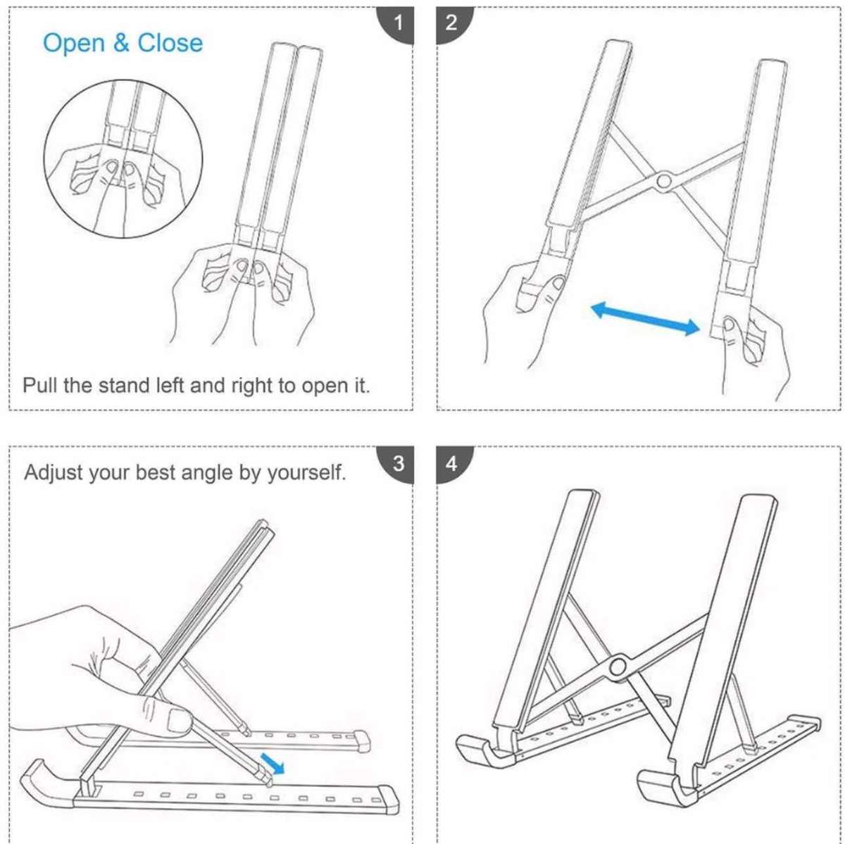 Adjustable/folding/Aluminum/Heat Dissipation/ Laptop Stand/holder -
