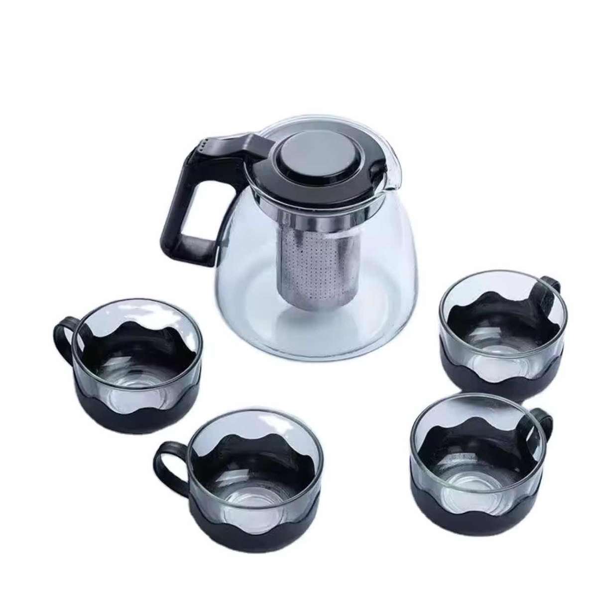 Glass Teapot Tea Cup, Tea Separation Tea Set With Filter Screen