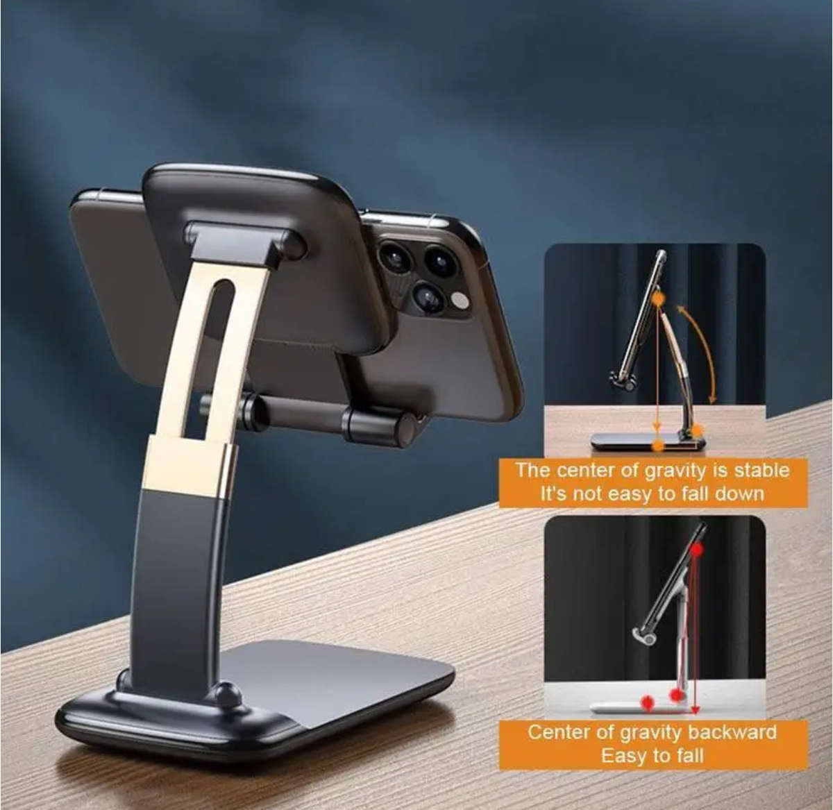 Foldable and Flexible Desk Phone Holder