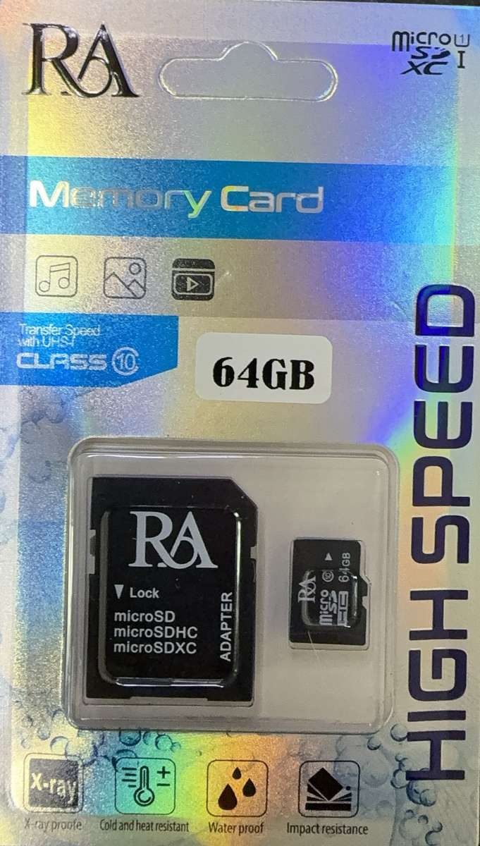 64GB SD Memory Card - Black