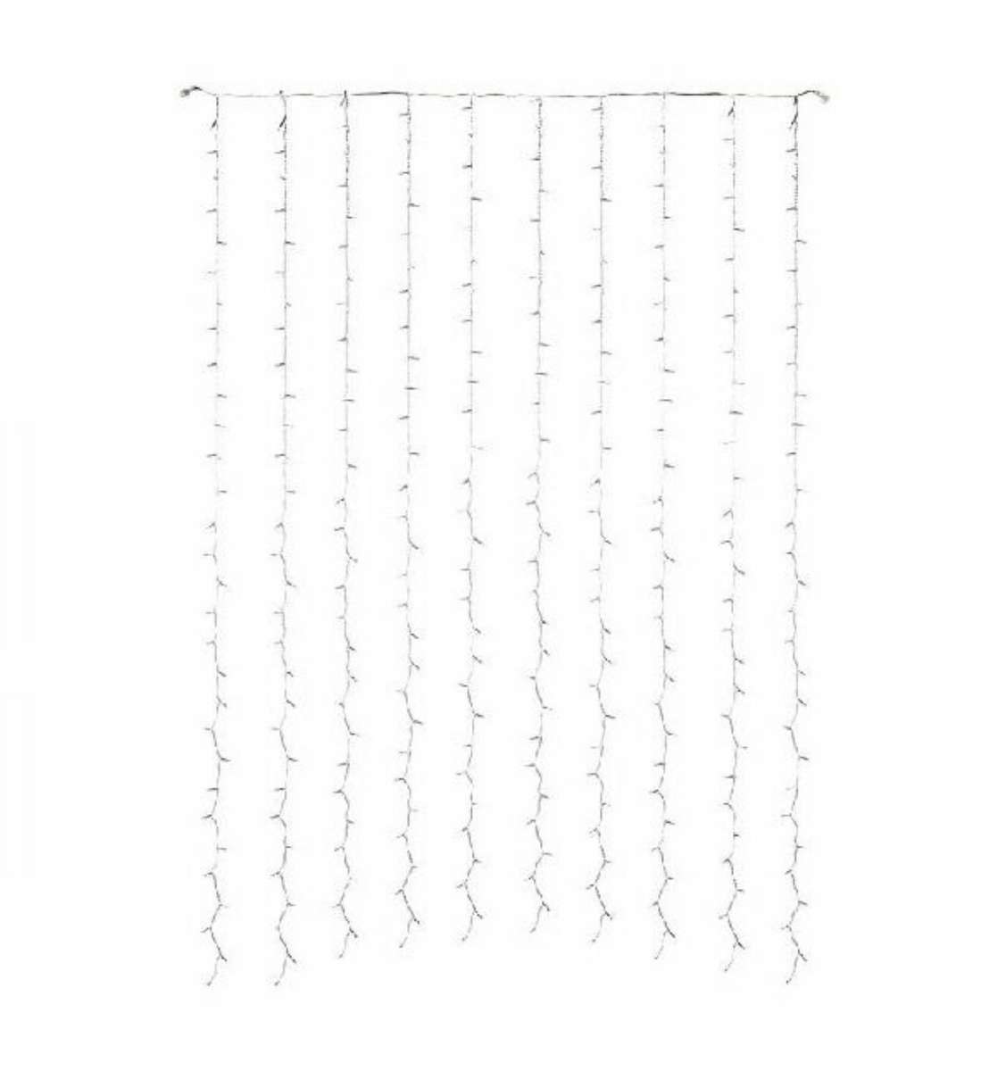 3m x 3m LED Fairy Light Curtain-Warm White-WHITE-RGB