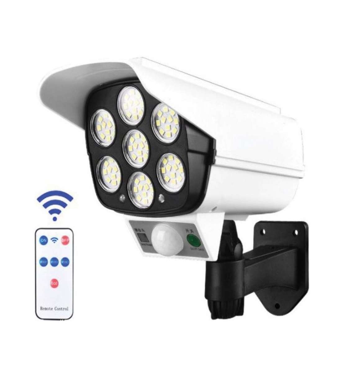 Solar-Powered Motion Sensor Spotlight - LED Security Waterproof Flood Light