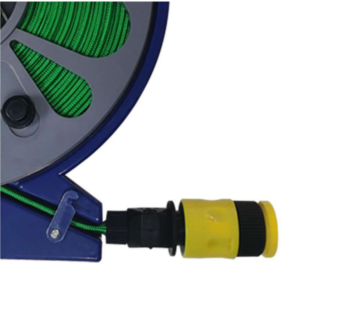 15M Retractable Garden Watering Turntable Flat Hose Pipe