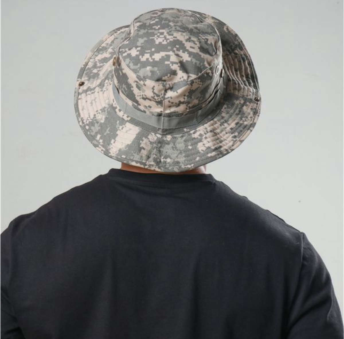 Hiking and Camping Camouflage Brimmed Sun Hat - CP Camouflage