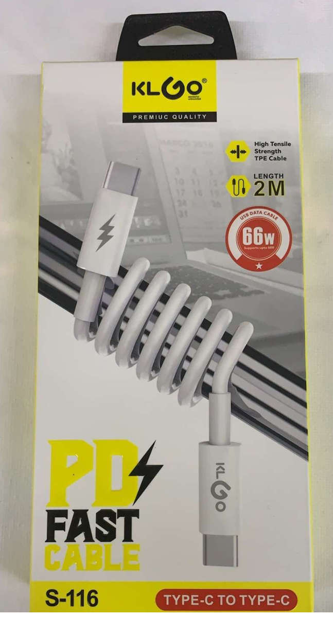 FAST CHARGING CABLE TYPE-C TO TYPE-C 2M