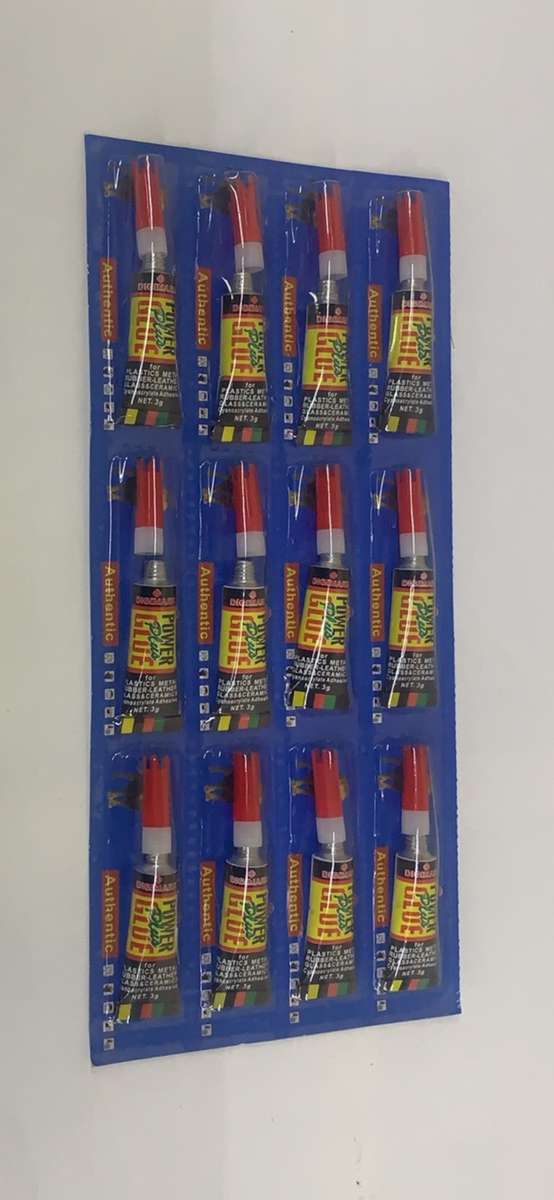 Super Glue Tube 12Xtubes/Card*
