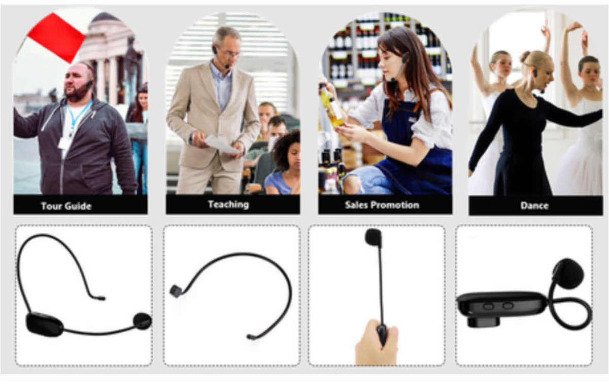Professional Wireless Microphone, Wireless Microphone Headset