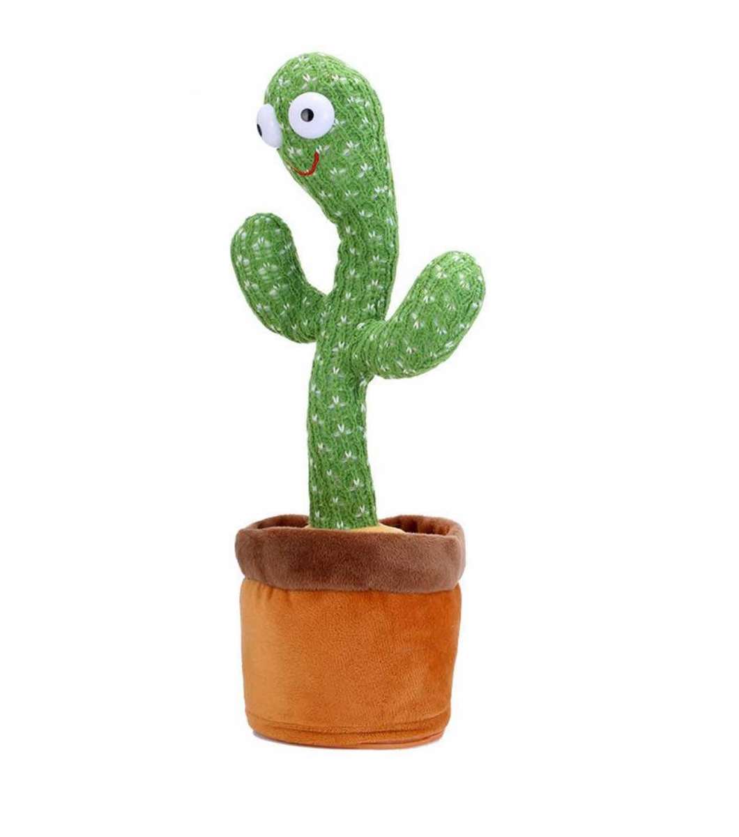 Dancing Cactus Toy Talking Singing Recording Cactus Educational Plush Toy