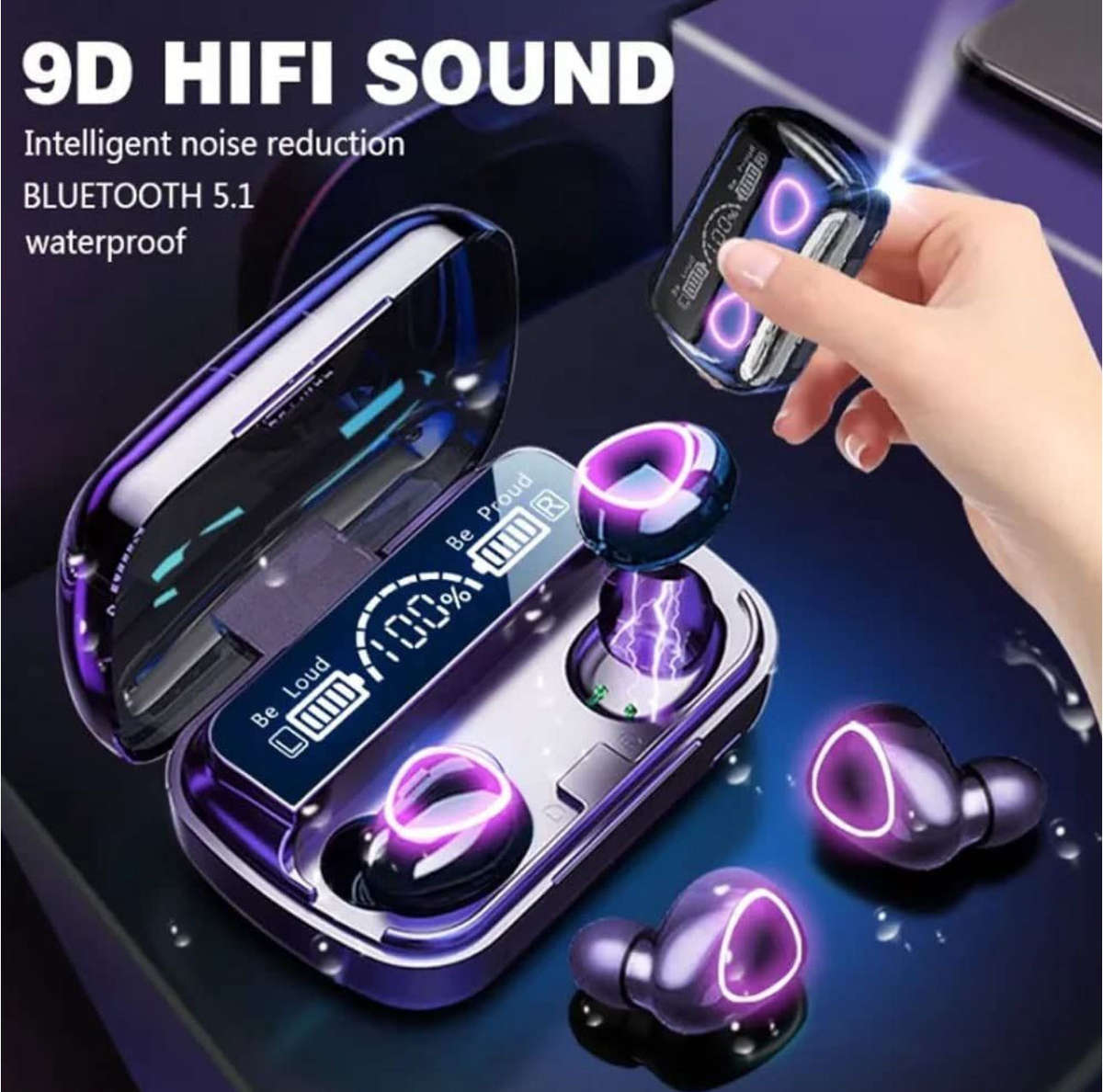 M10 TWS Wireless Bluetooth 5.1 Earphone