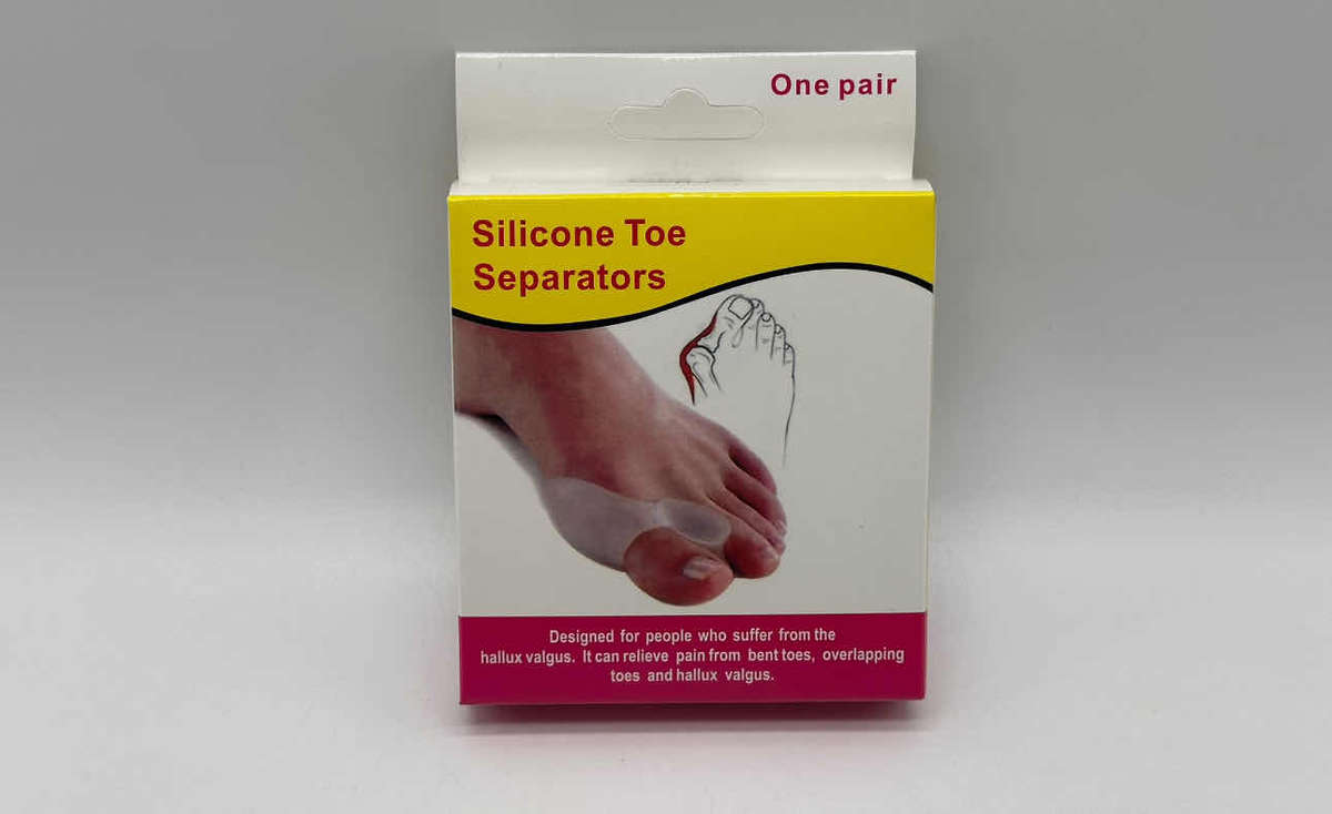 Silicone Bunion Shield Bunion Guard Pad Cushion With Toe Separators Stretchers