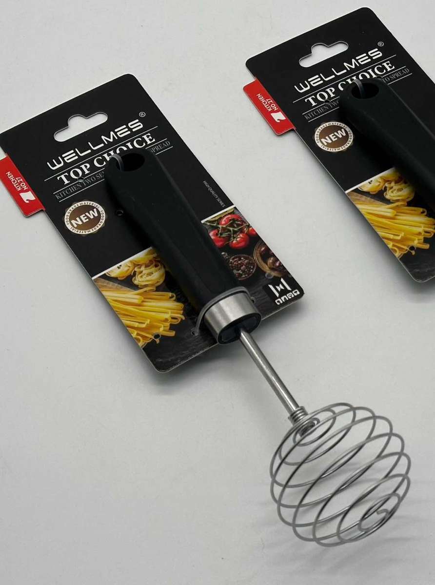 Kitchen Ball Spring Whisk Hand-held Egg Mixer