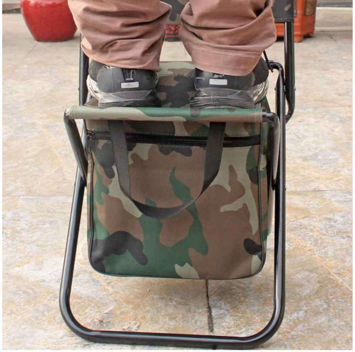 Multi-Purpose Portable Folding Camping/Fishing Chair with Storage