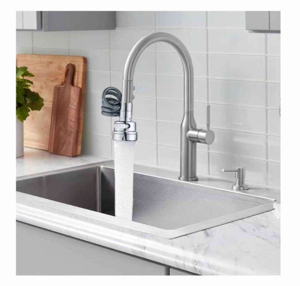 Sink Faucet Head Extender - 360 Degree Rotation