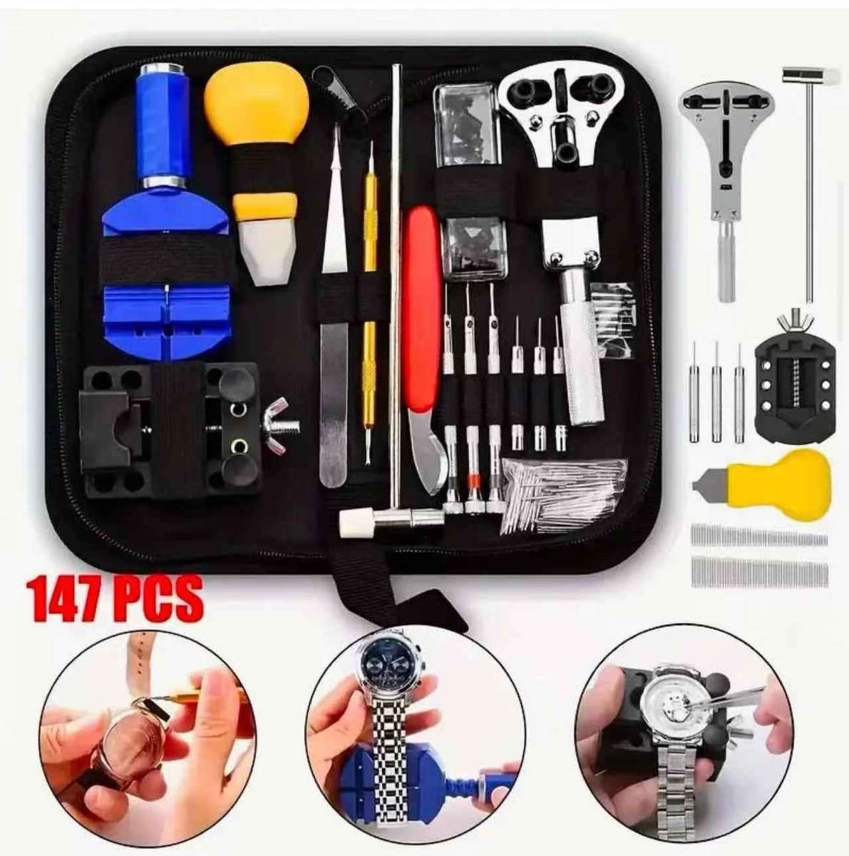 Professional Watch Repair Kit Tools With Case