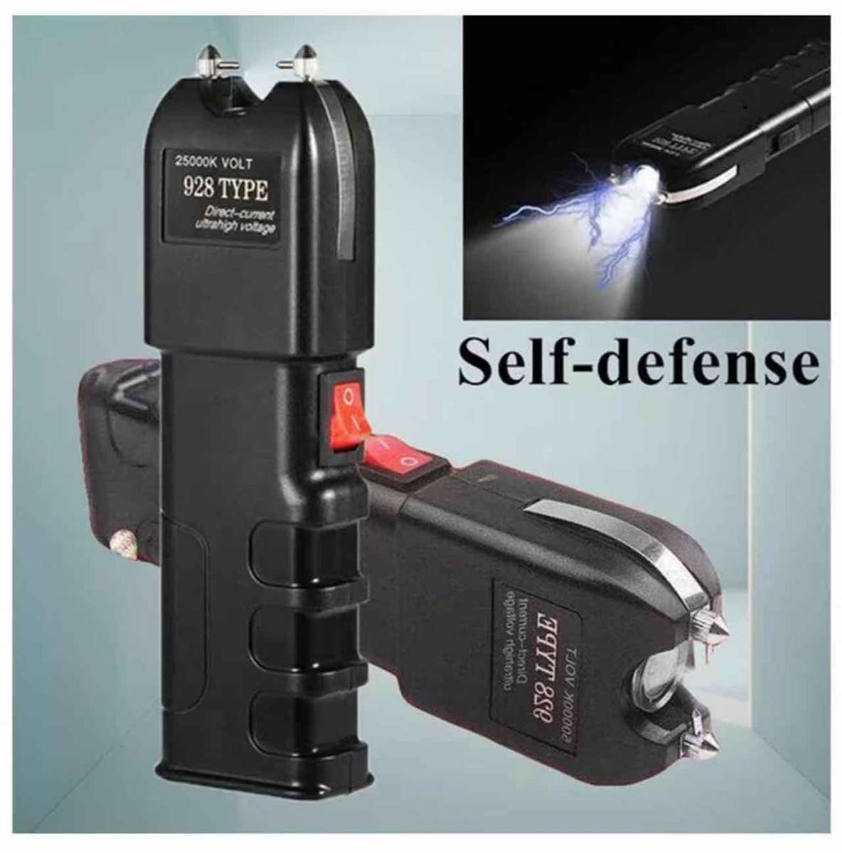 Self-Defense Taser With Flashlight