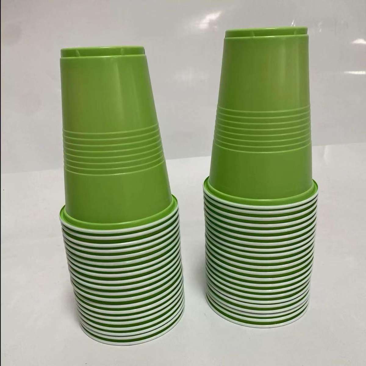 Party 50PCS 16oz/500ml Plastic Party Cups Disposable Plastic Cup S-Green